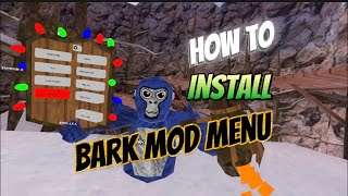 How to get Bark Mod Menu In gorilla tag 2024 We finally got monetized [upl. by Brothers]