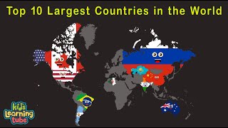 Top 10 Largest Countries in the World10 Biggest Countries in the World [upl. by Seed]