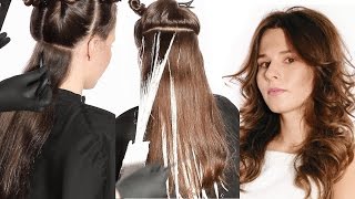 Coloration des cheveux ✄ Balayage Tutorial [upl. by Aicilaanna]