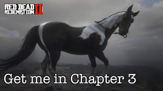 How to get the Piebald Hungarian Halfbred in Chapter 3  No Nonsense Guide  Red Dead Redemption 2 [upl. by Inohs516]