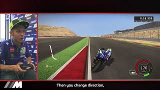 Rossi races with the MotoGP Videogame in Aragón – follow a lap with the legend [upl. by Sible]