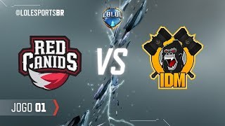 CBLoL 2018 Red Canids x IDM Jogo 1  Fase de Pontos  2ª Etapa [upl. by Ttenaj]