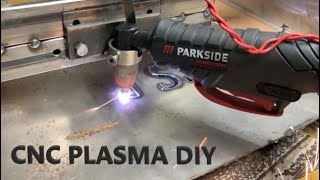 Hooked up Lidl´s Parkside PPSK 40 A2 Plasma Cutter to my homemade CNC Router [upl. by Laughton]