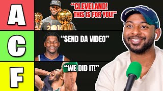 We Put Famous NBA Quotes In A Tier List [upl. by Eitsyrk673]