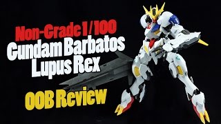 1076  1100 Gundam Barbatos Lupus Rex OOB Review [upl. by Whalen522]