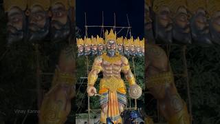 Hyderabad Biggest Ravan Dahan 2024 VinayKanna ravan ravanadahan [upl. by Ayotnahs]