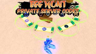 Egg Hunt Event 2024 Private Server Codes  Shinobi Life 2 [upl. by Evangelia466]