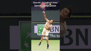 Serve Compilation  slow motion Front View [upl. by Venu163]