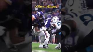 colts vs vikings 🏈shorts football sports [upl. by Tildi]