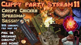 Clippy Party Stream 11 Crispy Chicken Speedmap Session 04  32 maps of AutumnFall fun  guests [upl. by Akirdnwahs]