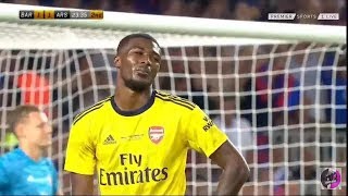 Ainsley Maitland Niles Own Goal vs Arsenal 11 Barcelona vs Arsenal  08042019 [upl. by Orran]