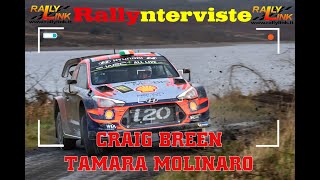 RALLYNTERVISTE  Craig Breen e Tamara Molinaro [upl. by Eltsyek]