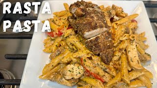 Irresistible Rasta Pasta Recipe with Jerk Chicken [upl. by Llerref750]