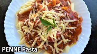 How to make Simple and Easy PENNE PASTA RECIPE  Penne Pasta in Italian Tomato Sauce [upl. by Anitsahs]