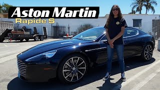 ASTON MARTIN RAPIDE S Review And Test Drive  Motor Spins [upl. by Aikehs]