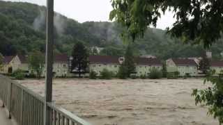 Hochwasser in HalleinSalzburg [upl. by Bradlee402]