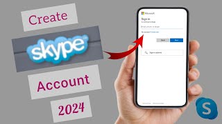 Skype id kaise banaye  Skype ka account kaise banaye 2024  How to create a skype account [upl. by Rekyr]