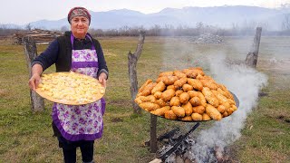 Khinkali with Chicken  Winter Meal Recipe [upl. by Ahsinotna32]