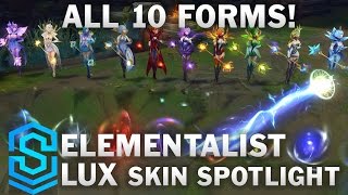 Elementalist Lux Ultimate Skin Skin Spotlight  PreRelease  League of Legends [upl. by Ericha]