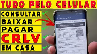 Como baixar e pagar o boleto do IPVA do carro ou moto pelo celular  CRLV 2024 [upl. by Schechter]