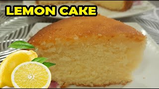 SOFT LEMON CAKE RECIPE  HOW TO MAKE LEMON CAKE  MOIST LEMON POUND CAKE RECIPE [upl. by Wyon488]