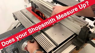 Adding a Rip Scale to a Shopsmith 520 and a SawSmith 2000 Table Saw [upl. by Saretta]