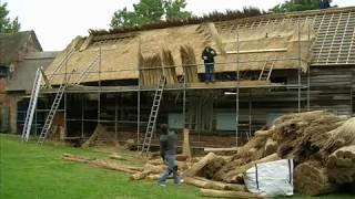 Thatch Roof Construction  Commonwealth Roofing training [upl. by Ilujna]