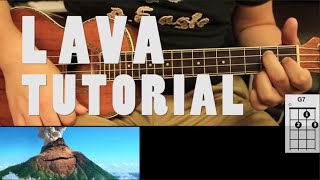 Lava Pixar  UKULELE Tutorial Acordes  Fácil [upl. by Harbour]