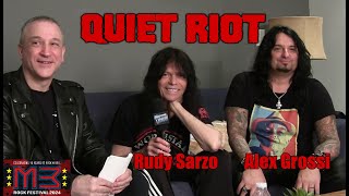 Quiet Riot Rudy Sarzo Alex Grossi InterviewBands Legacy amp Dio Stand Up amp Shout  M3 Rock Fest [upl. by Nairad]