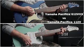 Krótko i na temat  Yamaha Pacifica 612VIIX vs Yamaha Pacifica 112V SB [upl. by Gherardi59]