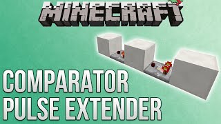 Minecraft Comparator Pulse Extender Tutorial Redstone Advent Calendar [upl. by Leone989]