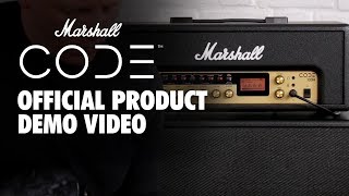 Marshall CODE Series  Official Product Demo Video  Marshall [upl. by Philine]