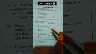 GPAT NIPER MCQS gpat shorts biology pharmacy neet aiims niper [upl. by Namas]