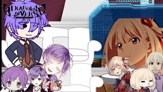 •🔫•Diabolik lovers react a Yui as chisato nishikigi•🔫• 🦋Mazume🦋 [upl. by Glennie]