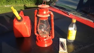 Diesel fuel in Kerosene lamp EXPERIMENT [upl. by Bissell]