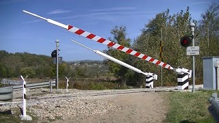 Spoorwegovergang Decollatura I  Railroad crossing  Passaggio a livello [upl. by Feil]