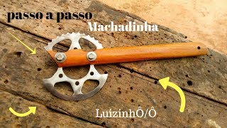 Como Fazer Uma Machadinha De Coroa De Moto Luizinho [upl. by Pember935]