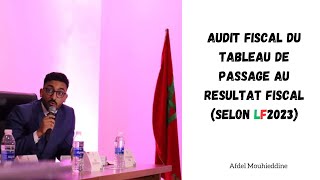 Audit fiscal du tableau de passage au résultat fiscal  Selon le CGI 2023 Maroc fiscalité [upl. by Ailegra]