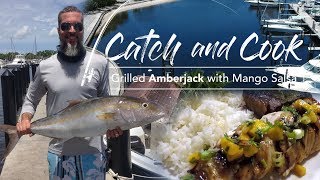 Catch amp Cook  Greater Amberjack in 7 easy Steps [upl. by Enailuj]