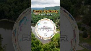 Camp Hydaway  Hole 1  Captains Raptor discgolf camp woods disc captain raptor [upl. by Santini824]