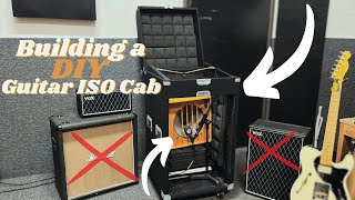 Make Your Own Guitar Isolation Cabinet  DIY Iso Cab Review With Before And After Results [upl. by Tol285]