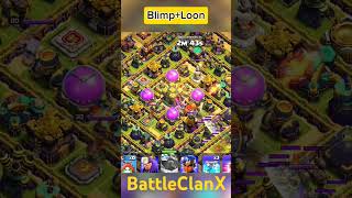 Blimploon power 😎🔥cocstrategy clashofclans shorts clashofclansviralshorts [upl. by Oilut601]