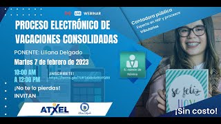 Proceso electrónico de vacaciones consolidadas en DataX [upl. by Valerye]