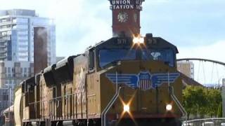 HD Union Pacific 5171 Grain Train [upl. by Munro]