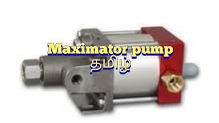 maximator pump working video in tamil [upl. by Kate]