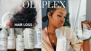 LETS TALK Olaplex reducing hair fall TESTED  Review Thoughts amp Recommendations April Sunny [upl. by Erotavlas]