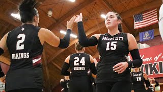 VCSU Viking volleyball vs Dickinson State 9182024 [upl. by Valerye]