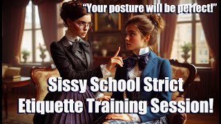 Feminization Reform School Lesson 1 Posture and Etiquette ASMR narration F4A [upl. by Resaec]