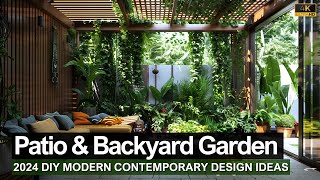 2024 DIY Modern Patio amp Backyard Garden Designs Build Your Dream Outdoor Living Space [upl. by Nylicaj]