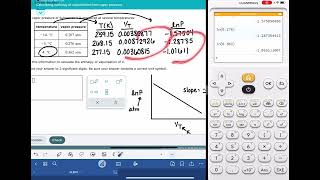 ALEKS Calculating enthalpy of vaporization from vapor pressure [upl. by Enna563]